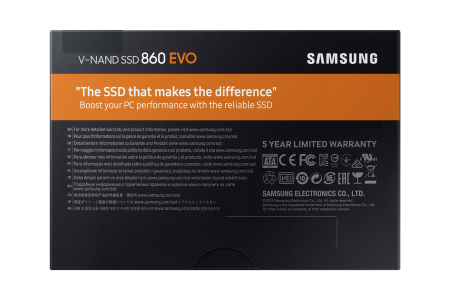 SAMSUNG SSD 860 EVO 4TB 2.5inch SATA (MZ-76E4T0B/EU) | SAMSUNG-MZ ...