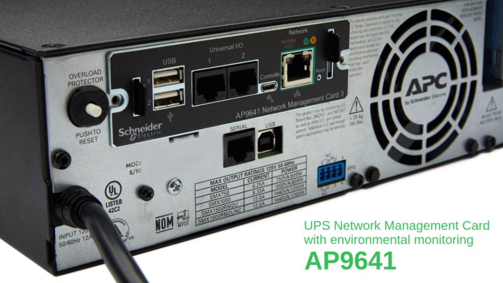 Карта сетевого управления для ибп apc ups network management card 3 with environmental monitoring