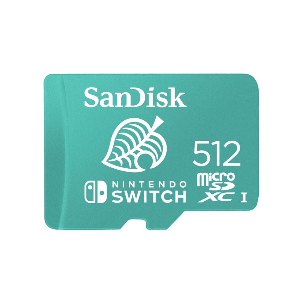 SANDISK – MicroSDXC UHS-I card NintendoSwitch 512G (SDSQXAO-512G-GNCZN)