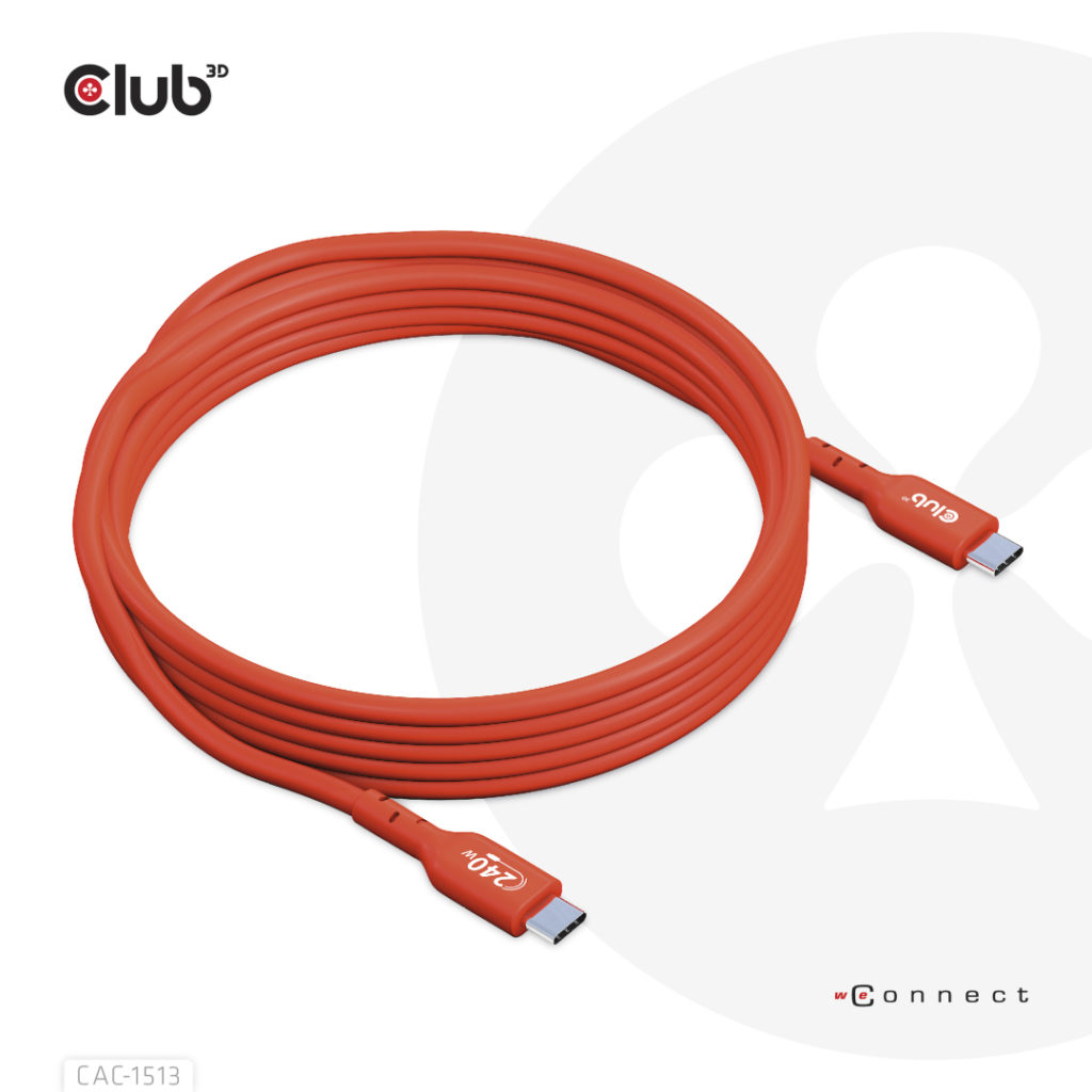 CLUB 3D USB2 Type-C Bi-Dir Cable 3m (CAC-1513)