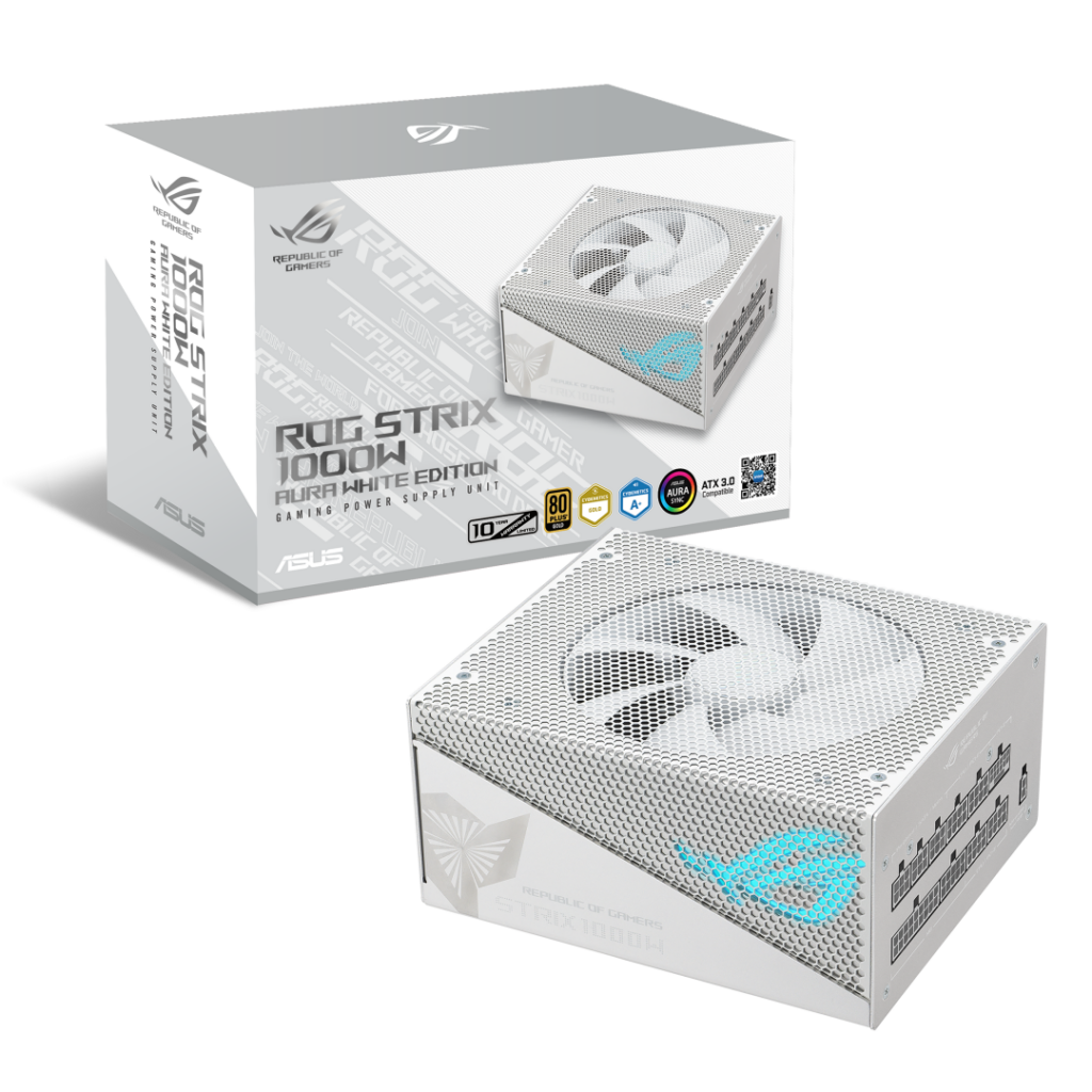 ASUS ROG Strix 1000W Gold PSU Aura White (90YE00P5-B0NA00)